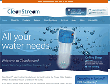 Tablet Screenshot of cleanstream.co.uk